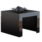 Konferenční stolek TESS 60 černý / černý lesk
