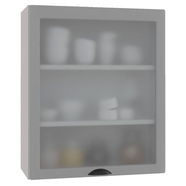 Závěsná vitrína ADELINE WS60 P/L šedý mat
