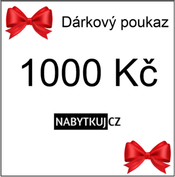 Dárkový poukaz v hodnotě 1000 Kč