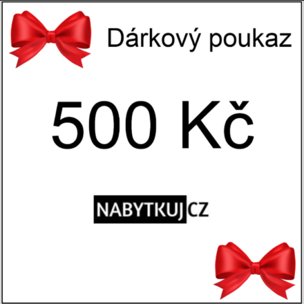 Dárkový poukaz v hodnotě 500 Kč