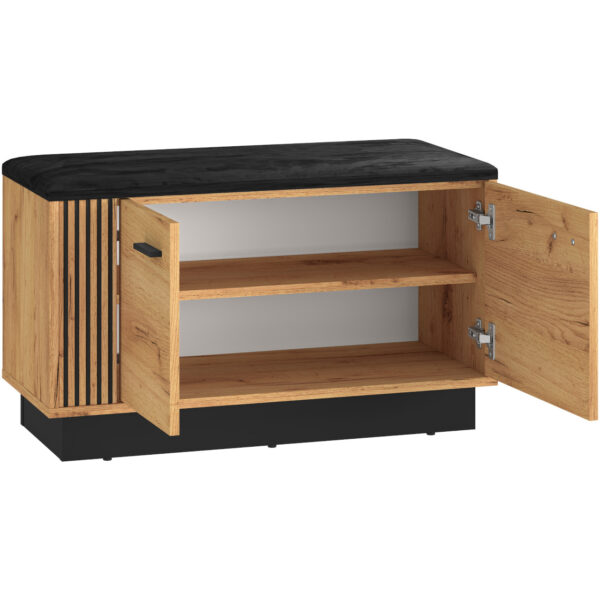 Předsíňová stěna URSA 3 dub craft zlatý + černá - Image 4