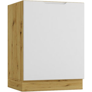 Dřezová skříňka D60ZL ELLEN 03 dub artisan / šedá