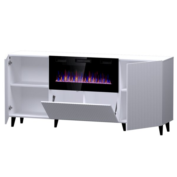 Komoda FASO 180 s krbem bílá - Image 2