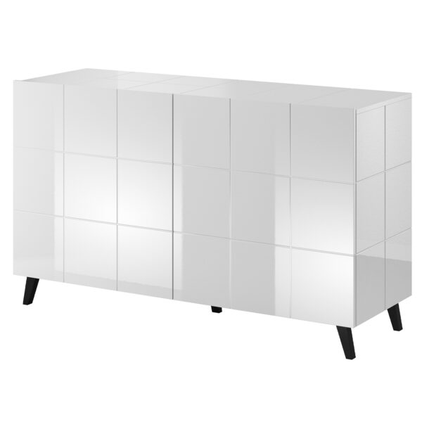 Komoda RAJA 2D bílý lesk - Image 2