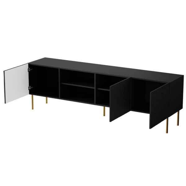 Komoda RTV GLEN 190 černá - Image 6