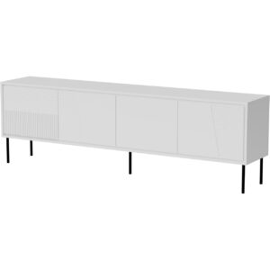 Komoda RTV ABBY 200 4D bílá