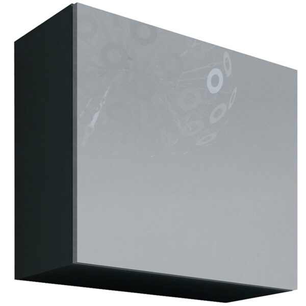 Obývací stěna GOVI GREY 22B šedá / bílý lesk - Image 3