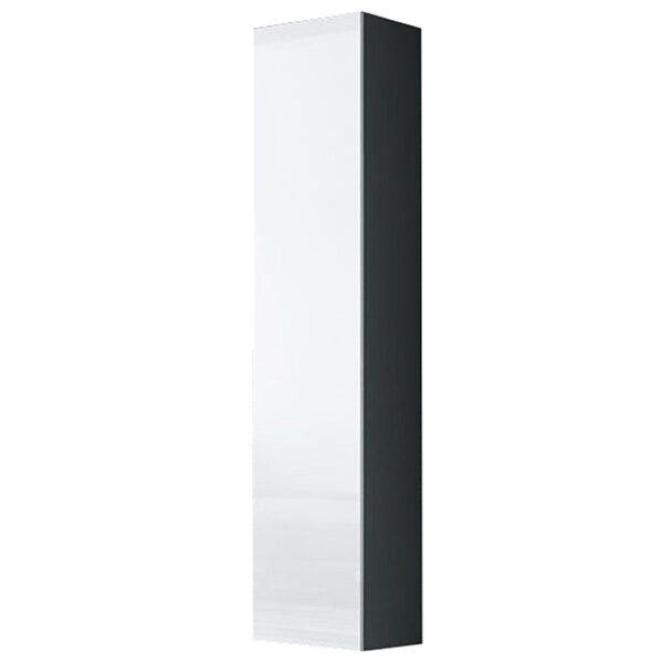 Obývací stěna GOVI GREY 4B šedá / bílý lesk - Image 3