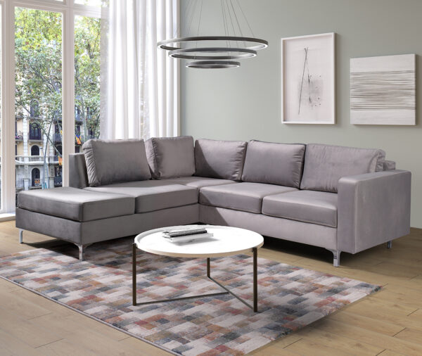 Rohová sedačka ORLEAN VELVET tiffany 15 levá - Image 4