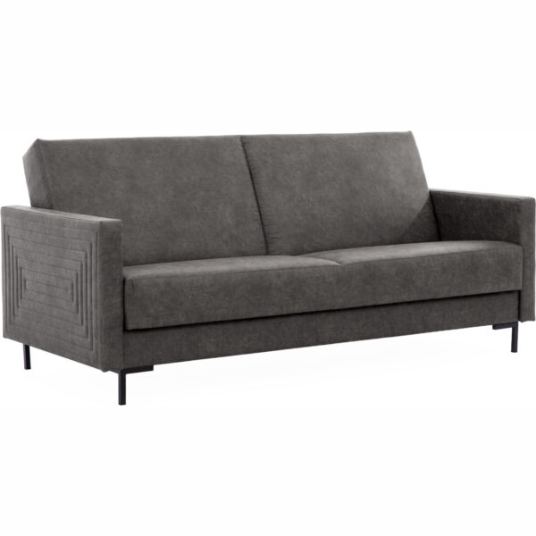 Pohovka SELVA B manila dark grey černá