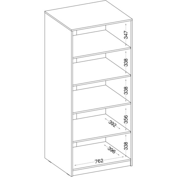 Regál MALTIS MT10 světle šedý - Image 3