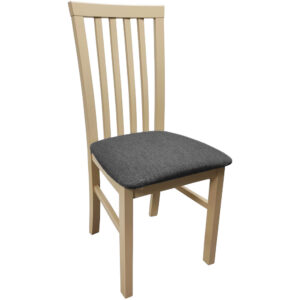 Židle DK23 sonoma s šedým sedákem 8B