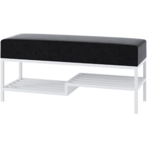 Předsíňová lavice ARAD 80cm bílá / kronos 34